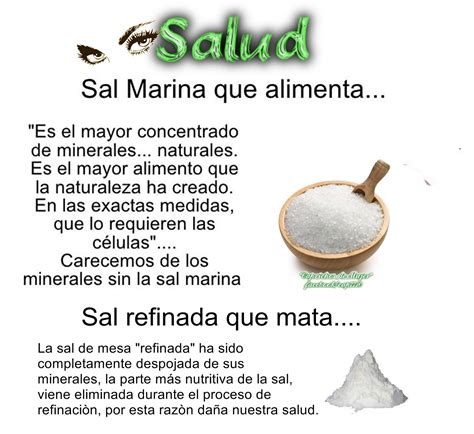 beneficios para la sal